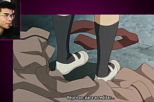 A thirsty succubus receives semen in intense reaction.