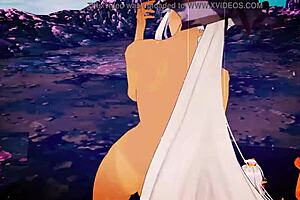engel dances erotically in mmd r18 scene?
