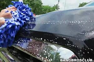 Ebony Babe Enjoys Intense Outdoor Encounter with Interracial Partner