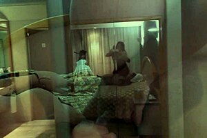 The intimate encounter between one of Part 1’s Mexican shemales and her partner