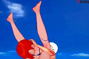 Grown Gwen Tennyson in Bikini Having Wild Beach Sex! Watch Full 3D Cartoon on Sheer FantasyKing3 Now!