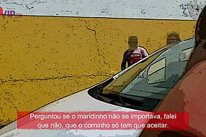 Cristina Almeida delivers panties to bakery stranger in comic story