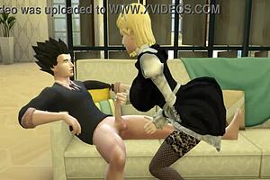 Dragon Ball Porn Epi 61 Videl Blackmailed By Husband's Boss