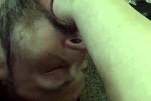 Slave worships sweaty barefoot feet