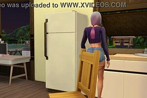 editing practice session with big tits focus