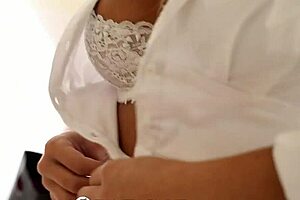 i'm keisha grey gettin horny and caressin my own tits in doggystle