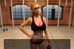 Dreams of Desire unfolds in a nude photoshoot with landlady