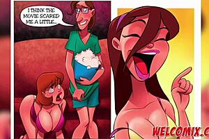 Watching A Horror Movie - The Naughty Home Title 13