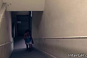 an ebony beauty narrates her interracial deepthroat adventure at the glory hole