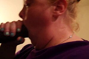 Chubby redhead sucks BBC and gets facial