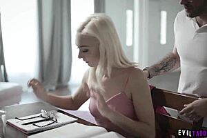 Chloe temple is excited to meet her new horny tutor jake adams and they started with a hot sex lesson that makes chloe crazy