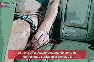 Cristina Almeida delivers panties to bakery stranger in comic story