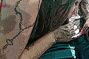 Cristina Almeida delivers panties to bakery stranger in comic story