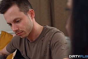 dirty flix - music makes teen 18+y skye wood wanna fuck her pussy, blowjob, doggystyle, bent over, lingerie, kissing, european, riding