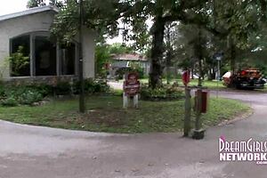 Wild Teen Flashes Big Tits in Church