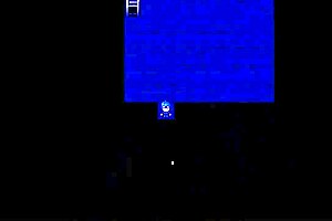 space zombie cums on her latex suit cameltoe in hentai game.