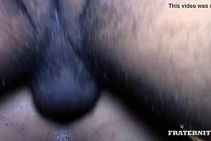 New pledges getting their holes practiced hard in the group session!