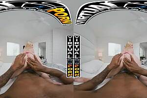 in virtual porn, dixie lynn takes deep bbc anal in vr
