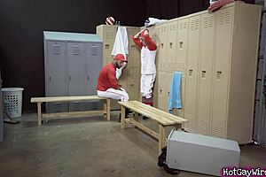 My coach came to COMFORT me while I was DOWN - gay porn