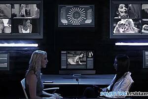 Passionate dykes squirting during a threeway!