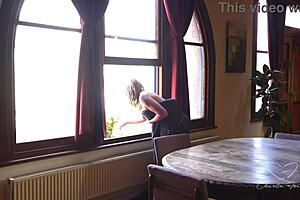 Blonde Australian Fingers Ass In Afternoon Tease