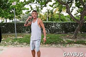 sexy gay gives lusty blowjob in contest