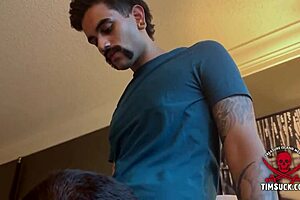 Dice Sucks Dante's Cock Deepthroat