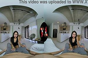 Tiny latina petite body fucked in POV VR