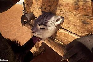 what's hotter than wild furry hentai with deep anal action?