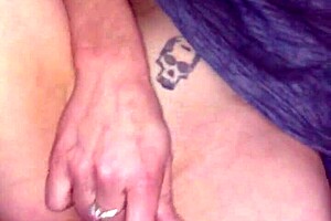 Wife Rubbing Pussy On Stairs