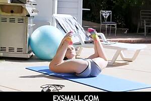 Brad Newman pummels Lily Glee's tight wet pussy in POV