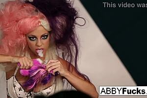 Music tease during photo shoot with Abigail