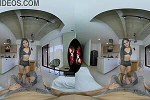 Tiny latina petite body fucked in POV VR