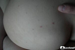 intense doggy style sex on the bed