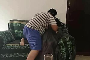 Sexy Neighbor Gets Fucked On Sofa In Passionate Pussy Encounter