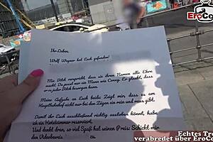 Dicke Deutsche Blondine Auf Der Stra�e Abgeschleppt F�r Sex