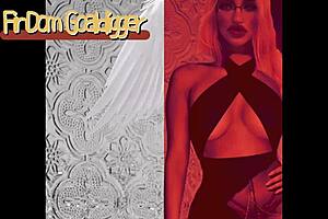 Blonde goddess mistress dominates with big tits dance