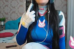 asmr roleplay as dva overwatch gamer friend in cosplay