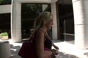 Briana Blair slobs on a big thick dick with passion 😘