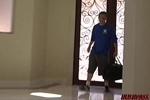 Tiffany rides cock in doggystyle cumshot scene