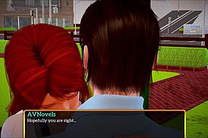 Episode 308 Of My New Family Cartoon Series Featuring Amateur Teen Redhead