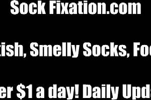 Bold foot fetish threesome seeks one more member.