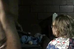 Watch the wifey get doggy and cum in mouth