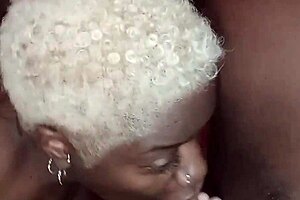 Sucking on the remote bullet after inserting it in npleasures juicy pussy