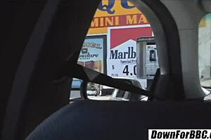 lucy fire redhead submits tight shaved pussy to monster black cock worship