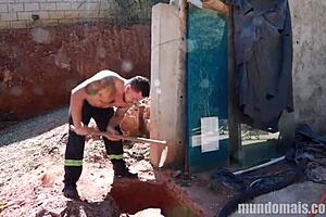 Hotel Workers Fuck In Orgy.