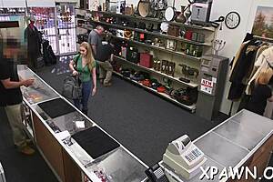 nice tight body gets exposed and sucked in shop reality episode