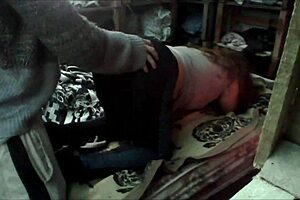 Latina Couple Fucks Doggystyle Bent Over