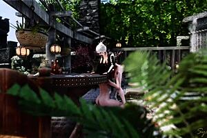 Chaconne, suck off aya in public?