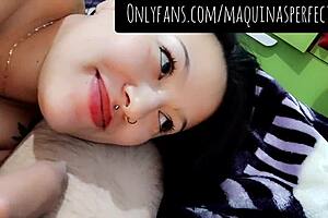 Latina Couple Sucks Big Cock Before Intense Assfucking and Facial.